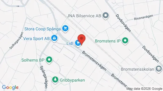 Apartments for rent i Östersund - kort over placeringen