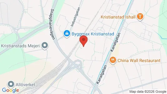 Apartments for rent i Kristianstad - kort over placeringen