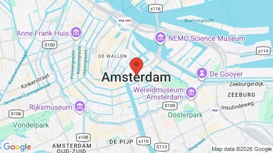 Houses for rent i Amsterdam Centrum - kort over placeringen