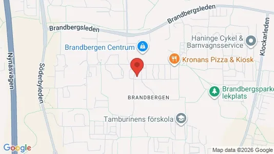 Apartments for rent i Haninge - kort over placeringen