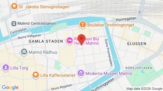 Apartments for rent i Malmö City - kort over placeringen