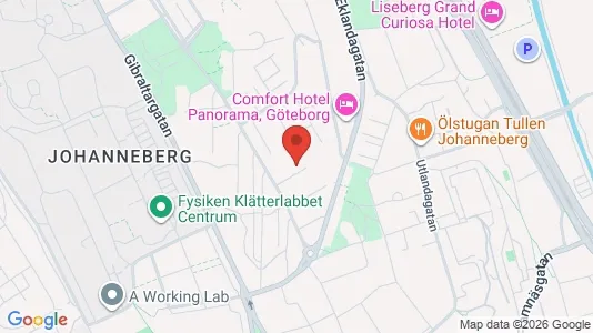 Apartments for rent i Johanneberg - kort over placeringen