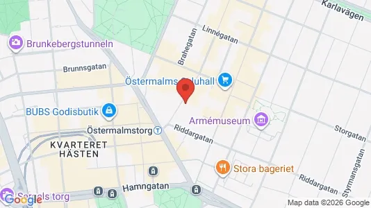 Apartments for rent i Östermalm - kort over placeringen