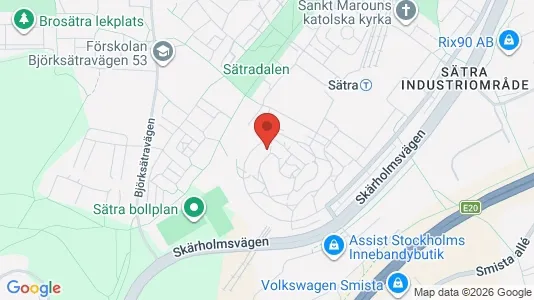 Apartments for rent i Stockholm South - kort over placeringen