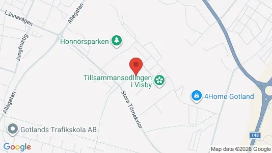 Apartments for rent i Gotland - kort over placeringen