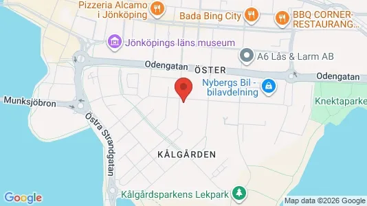 Apartments for rent i Jönköping - kort over placeringen