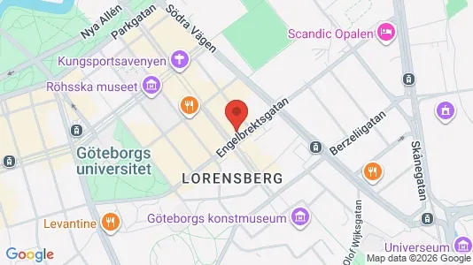 Apartments for rent i Gothenburg City Centre - kort over placeringen