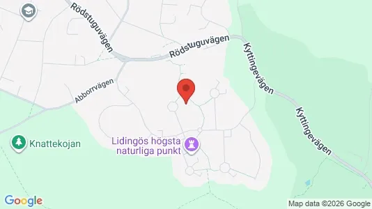 Apartments for rent i Lidingö - kort over placeringen