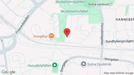 Apartments for rent i Solna - kort over placeringen