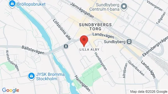 Apartments for rent i Sundbyberg - kort over placeringen