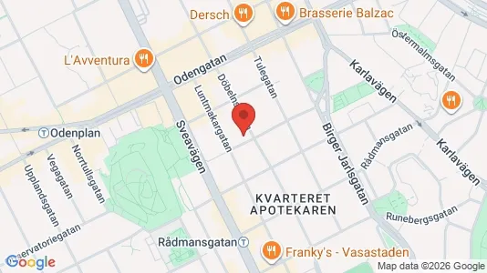 Apartments for rent i Vasastan - kort over placeringen