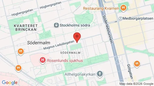 Apartments for rent i Södermalm - kort over placeringen