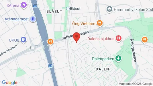 Apartments for rent i Stockholm South - kort over placeringen