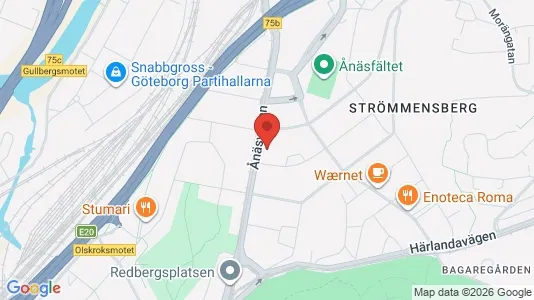 Apartments for rent i Örgryte-Härlanda - kort over placeringen