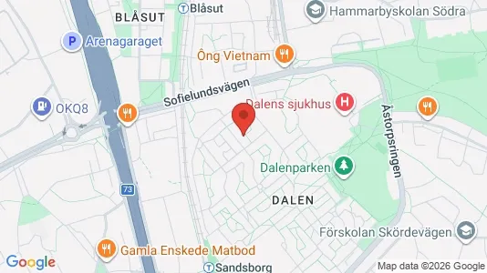 Apartments for rent i Stockholm South - kort over placeringen