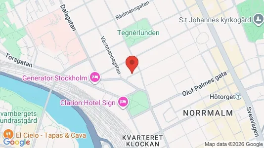 Apartments for rent i Stockholm City - kort over placeringen