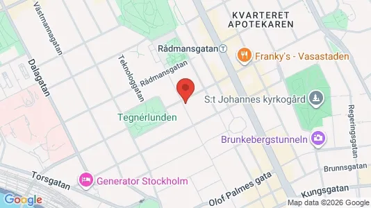 Apartments for rent i Stockholm City - kort over placeringen