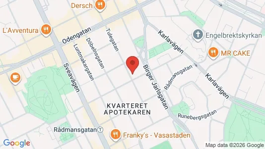 Apartments for rent i Vasastan - kort over placeringen