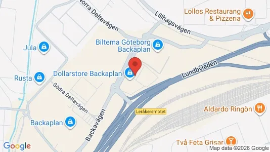 Apartments for rent i Lundby - kort over placeringen