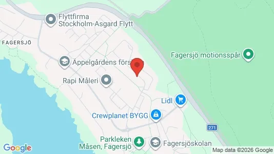 Apartments for rent i Stockholm South - kort over placeringen