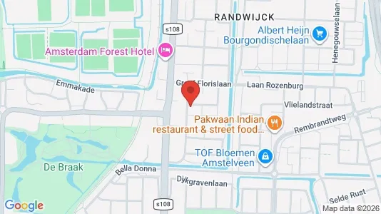 Houses for rent i Amstelveen - kort over placeringen