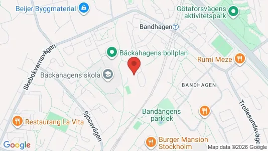 Apartments for rent i Stockholm South - kort over placeringen