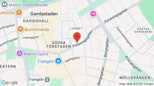 Apartments for rent i Malmö City - kort over placeringen