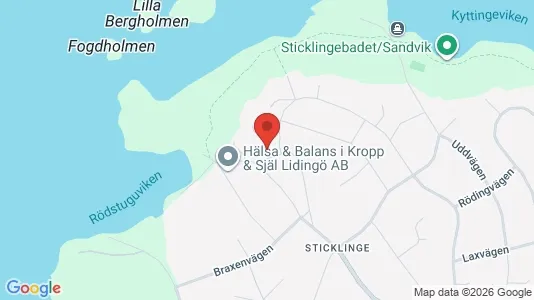 Apartments for rent i Lidingö - kort over placeringen