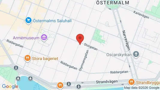 Apartments for rent i Östermalm - kort over placeringen