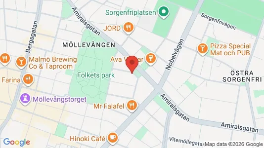 Apartments for rent i Malmö City - kort over placeringen