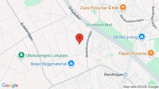 Apartments for rent i Stockholm South - kort over placeringen