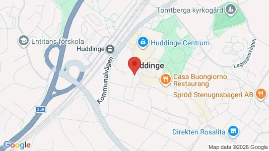 Apartments for rent i Huddinge - kort over placeringen
