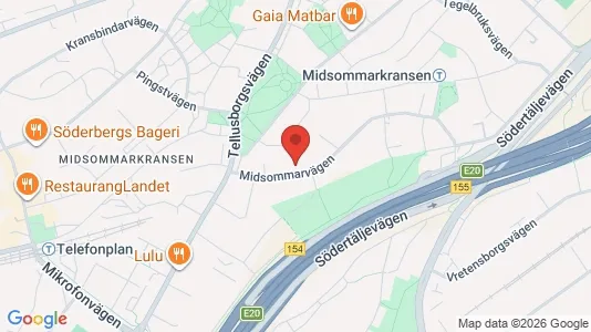 Apartments for rent i Stockholm South - kort over placeringen
