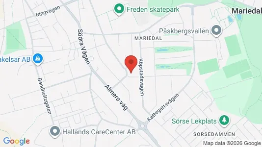 Apartments for rent i Varberg - kort over placeringen