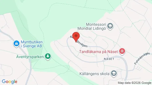 Apartments for rent i Lidingö - kort over placeringen
