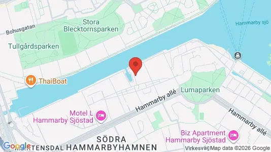 Apartments for rent i Hammarbyhamnen - kort over placeringen