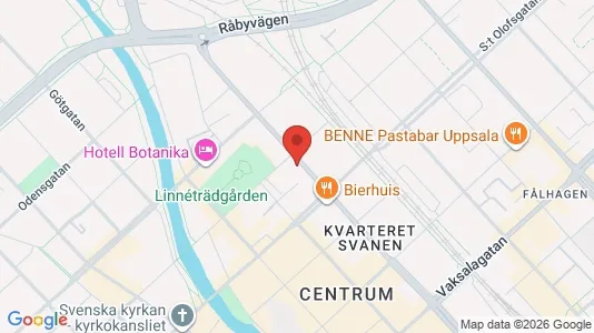Apartments for rent i Uppsala - kort over placeringen