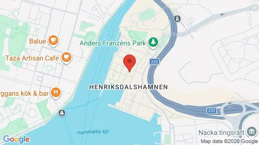 Apartments for rent i Hammarbyhamnen - kort over placeringen