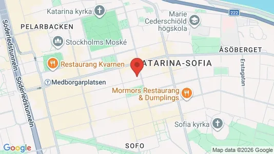 Apartments for rent i Södermalm - kort over placeringen