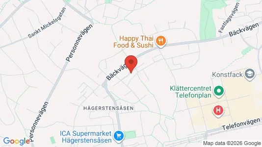 Apartments for rent i Stockholm South - kort over placeringen