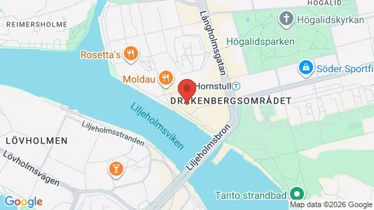 Apartments for rent i Södermalm - kort over placeringen