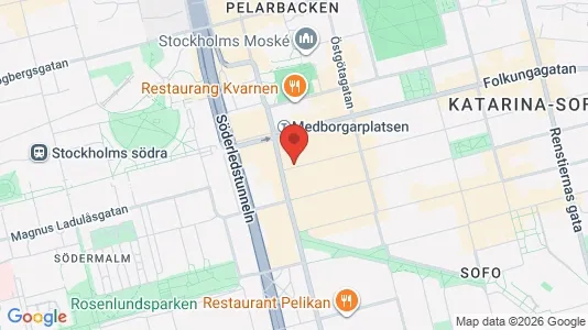 Apartments for rent i Södermalm - kort over placeringen