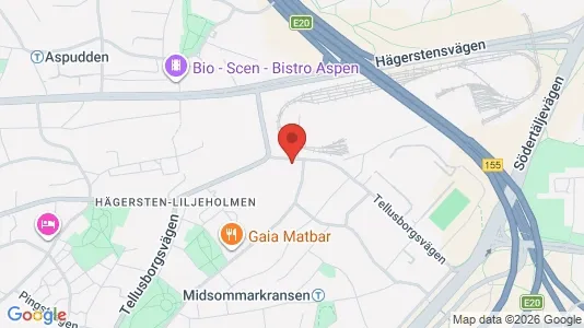Apartments for rent i Stockholm South - kort over placeringen
