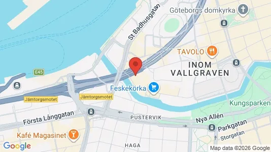 Apartments for rent i Gothenburg City Centre - kort over placeringen