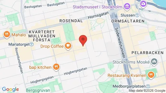 Apartments for rent i Södermalm - kort over placeringen