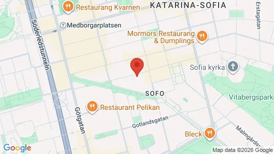 Apartments for rent i Södermalm - kort over placeringen