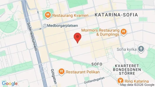 Apartments for rent i Södermalm - kort over placeringen