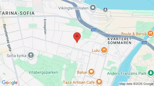 Apartments for rent i Södermalm - kort over placeringen