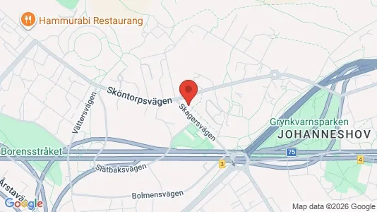Apartments for rent i Hammarbyhamnen - kort over placeringen