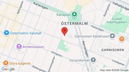 Apartments for rent i Östermalm - kort over placeringen